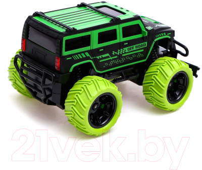 Радиоуправляемая игрушка Автоград Джип Бигфут / 7364920 (черный/зеленый)
