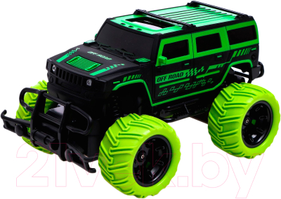 Радиоуправляемая игрушка Автоград Джип Бигфут / 7364920 (черный/зеленый)