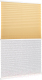 Штора-плиссе Delfa Basic Uni СПШ-3105/1102 Basic Transparent (57x215, бежевый/белый) - 