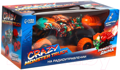 Радиоуправляемая игрушка Автоград Джип Monster / 7707465 (оранжевый)