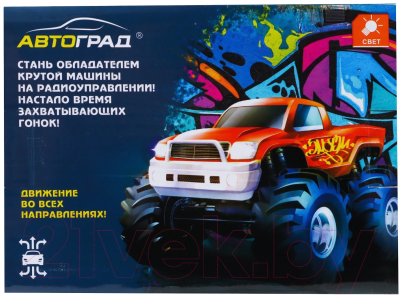 Радиоуправляемая игрушка Автоград Джип Пикап / 7342513 (синий)