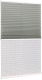 Штора-плиссе Delfa Basic Uni СПШ-3111/1102 Basic Transparent (52x160, серый/белый) - 