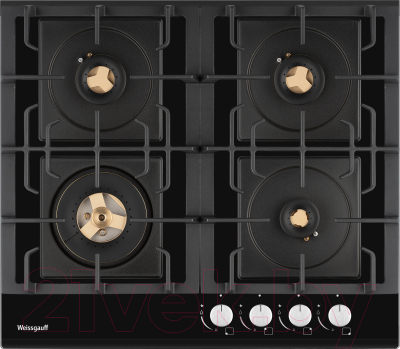 Газовая варочная панель Weissgauff HGG 6445 BL Volcano Burner