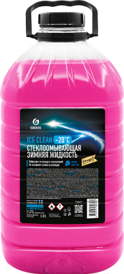 Жидкость стеклоомывающая Grass Ice Clean / 110487 (3л)