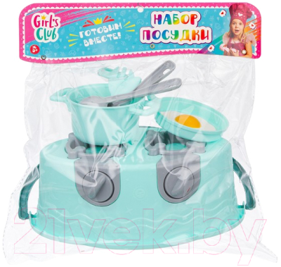 Кухонная плита игрушечная Girl's club Посуда / IT108602