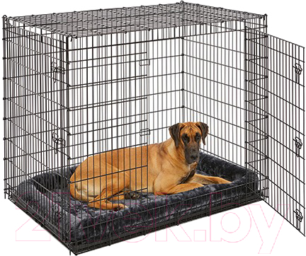 Лежанка для животных Midwest Pet Bed для собак и кошек / 40222-GY (55x33см, серый) — фото 5