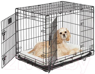 Лежанка для животных Midwest Pet Bed для собак и кошек / 40222 (55x33см, белый)