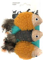 Набор игрушек для кошек Pet Park Рыбки / TOY82251 - 
