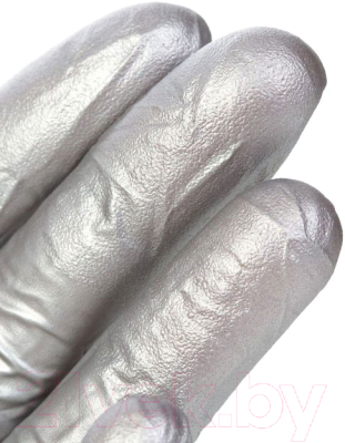 Перчатки одноразовые Adele Для индустрии красоты нитриловые неопудренные (М, 100шт, серебристый)