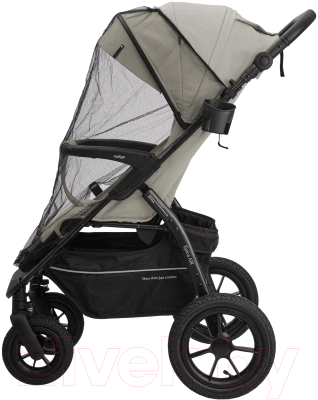 Детская прогулочная коляска INDIGO Epica XL Air с сумкой (бежевый)