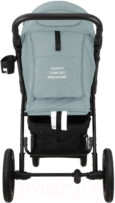Детская прогулочная коляска INDIGO Epica XL Air с сумкой (зеленый)