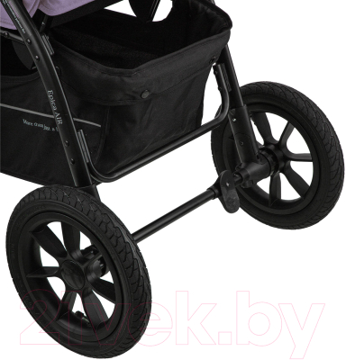 Детская прогулочная коляска INDIGO Epica XL Air с сумкой (фиолетовый)