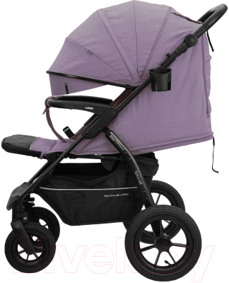 Детская прогулочная коляска INDIGO Epica XL Air с сумкой (фиолетовый)