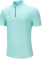 Футболка спортивная Kelme Short Sleeve Polo Shirt / 8251PL1006-328 (L, голубой) - 
