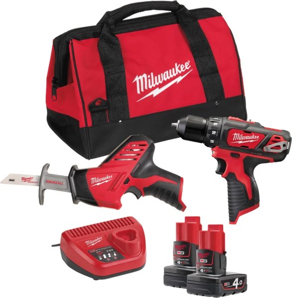 Набор электроинструмента Milwaukee М12 ВPP2В-402В / 4933441230