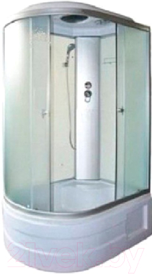 Душевая кабина Водный мир ВМ8803 R 110x80 (белый/матовое стекло)