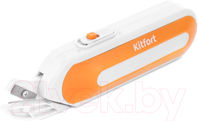 Ножницы электрические для шитья Kitfort KT-6045-2 (белый/оранжевый)