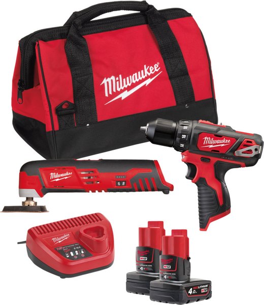 Набор электроинструмента Milwaukee М12 ВPP2D-402В / 4933441250
