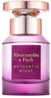 Парфюмерная вода Abercrombie & Fitch Authentic Night (30мл) - 