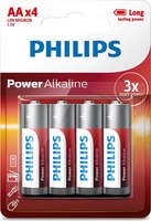 Комплект батареек Philips AA LR6 (4шт) - 