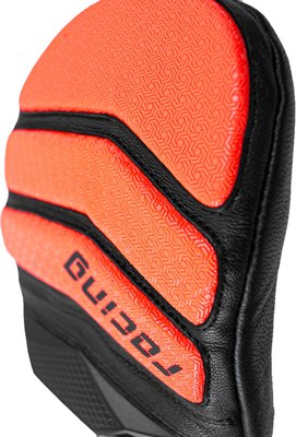 Варежки лыжные Reusch Warrior Team / 6211422-7809 (р-р 9.5, Mitten Black/Fluo Red)