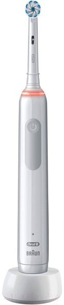 Электрическая зубная щетка Oral-B Pro 3 3000 Sensitive Clean White D505.523.3