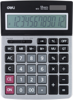 Калькулятор Deli Core / 1672 (серебристый) - 