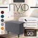 Пуф Mio Tesoro Тайвас (Twist 20 темно-серый) - 