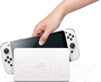 Игровая приставка Nintendo Switch OLED (белый)