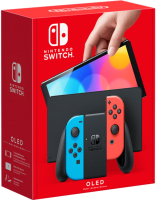 Игровая приставка Nintendo Switch OLED (синий/красный) - 