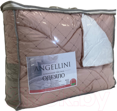 Одеяло Angellini Дуэт 8с014дб (140x205, пудровый)