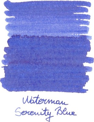 Чернила для перьевой ручки Waterman International / S0110950 (6шт, синий)