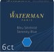 Чернила для перьевой ручки Waterman International / S0110950 (6шт, синий) - 