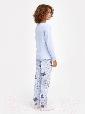 Пижама детская Mark Formelle 563326 (р.104-56, голубой/зверята на голубом)