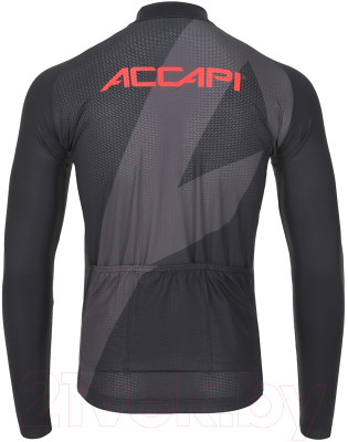 Велоджерси Accapi Long Sleeve Shirt Full Zip / B0021-05 (L, черный)