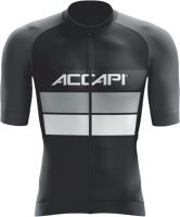 Велоджерси Accapi Short Sleeve Shirt Full Zip / B0020-06 (L, графитовый) - 