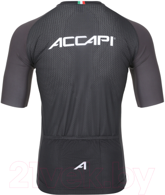 Велоджерси Accapi Short Sleeve Shirt Full Zip / B0020-06 (L, графитовый)