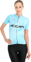 Велоджерси Accapi Short Sleeve Shirt Full Zip W / B0120-46 (S, бирюзовый) - 