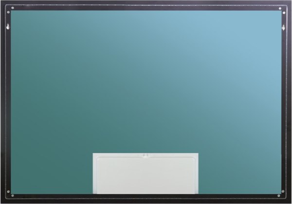 Купить Зеркало Континент Meridian Black Led 100x70 в Бобруйске
