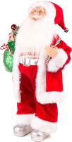 Фигура под елку GrandSiti Дед Мороз в красной шубке с подарками и конфетой / 23004-45 - 