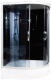 Душевая кабина Водный мир ВМ-8824 L 80x120 (черный/тонированное стекло) - 