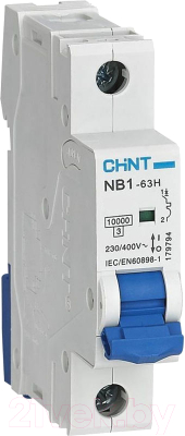 Выключатель автоматический Chint 1п C 2А 10кА NB1-63H (R) / 179785