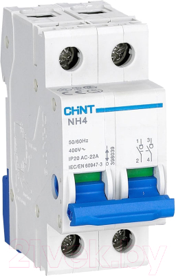 Выключатель нагрузки Chint 2п 63А NH4 (R) / 398041
