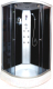 Душевая кабина Водный мир Комфорт ВМ-881 Е 90x90 (черный/тонированное стекло) - 