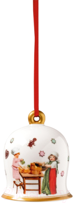 Елочная игрушка Villeroy & Boch Annual Christmas Edition 2023. Колокольчик / 14-8626-6871