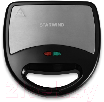Сэндвичница StarWind SSW2346 (черный/серебристый)