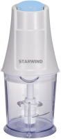 Измельчитель-чоппер StarWind SCP1011 (белый/бирюзовый) - 