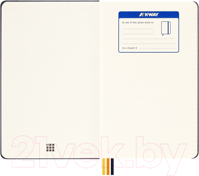 Записная книжка Moleskine Limited Edition K-Way Large / SKQP060KWBLUEK89 (синий)