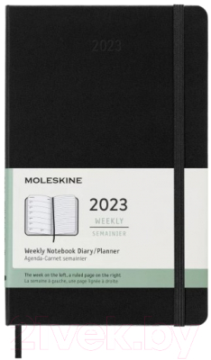 Еженедельник Moleskine Classic WKNT Large / DHB12WN3 (черный)