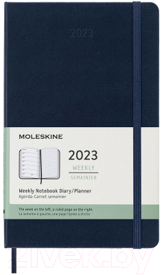 Еженедельник Moleskine Classic WKNT Large / DHB2012WN3 (синий сапфир)